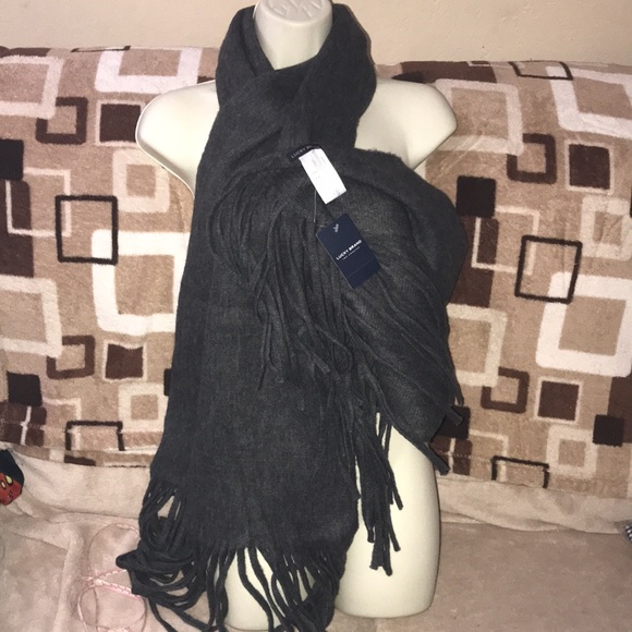 Lucky 🍀 brand grey super soft warm scarf 🧣 New - Picture 4 of 10